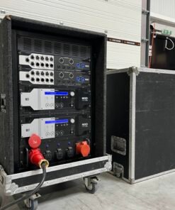 Nexo amp rack: 2x NXAMP4x4 4x4000W + 2x Nexo Patch